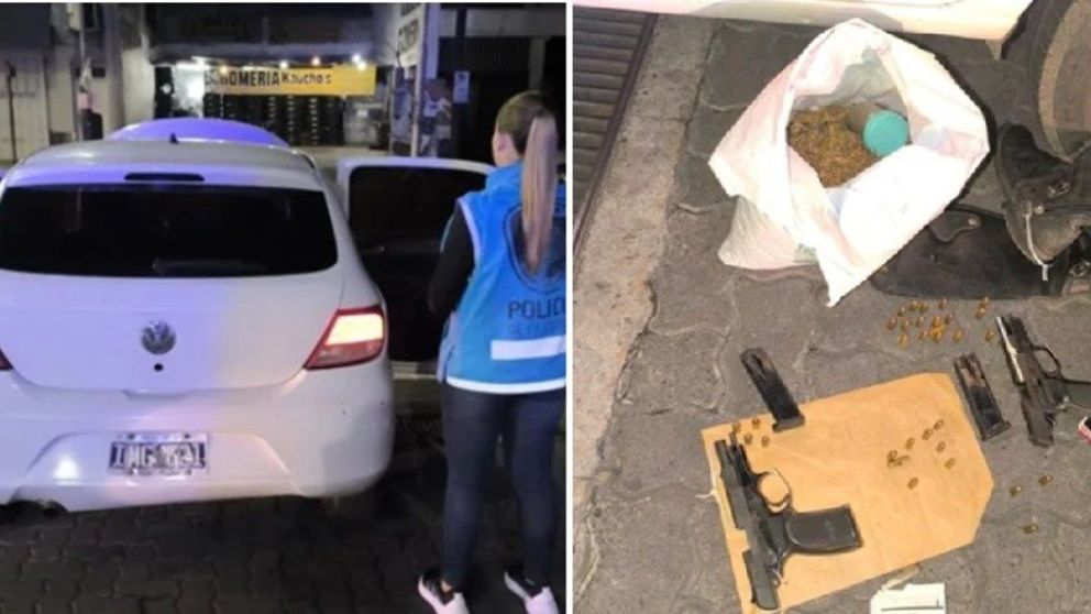 Arrestan a dos policías de "la bonaerense" con droga en el baúl y circulando en contramano