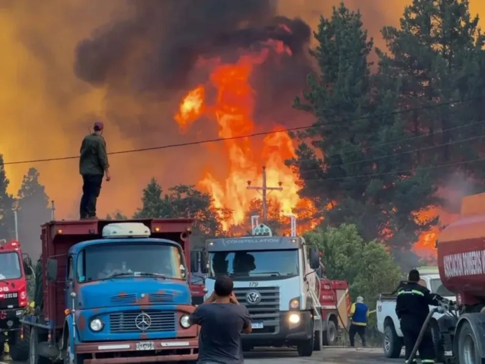 Incendio en El Bolsón: se confirmó que cuatro focos están en fase de enfriamiento
