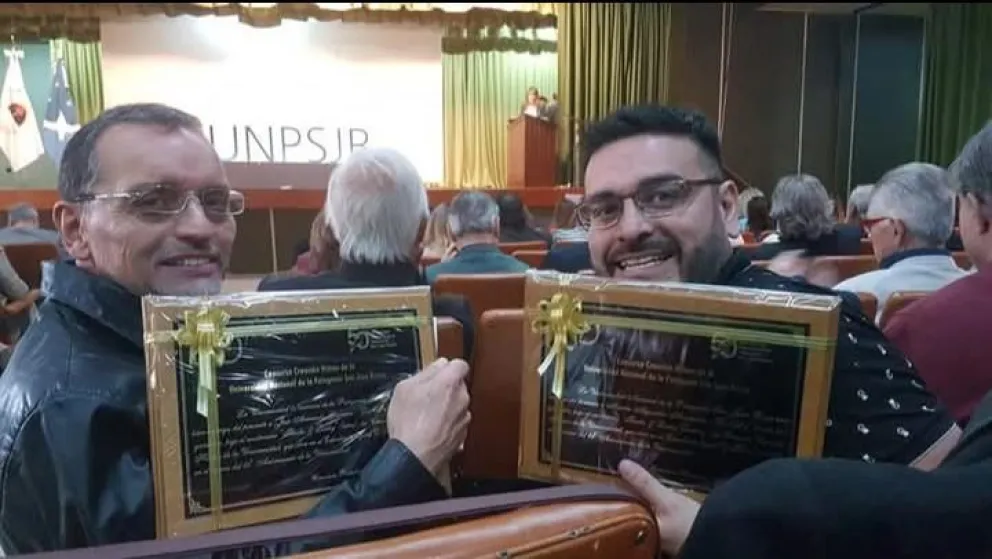 José y Martín llegan a la final del concurso por el himno de Chubut