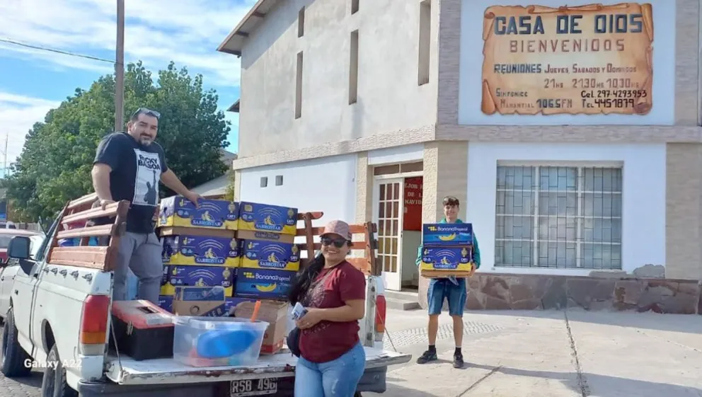 La Iglesia Casa de Dios recaudó y entregó donaciones a los damnificados por los incendios forestales en la cordillera