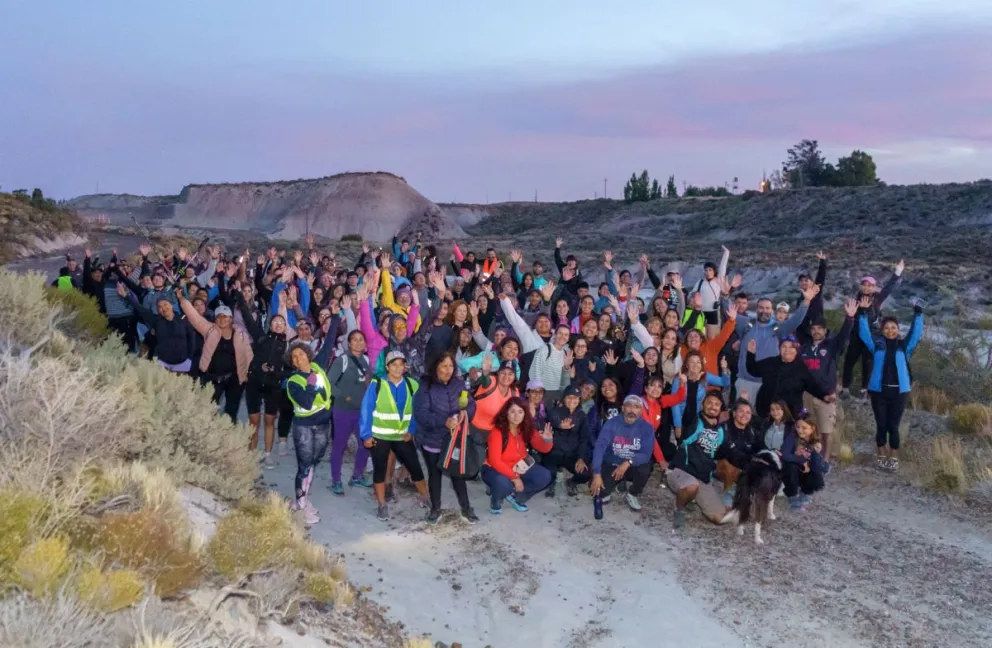 El Trekking de la Luna Llena Aniversario cumplió exitosamente su objetivo solidario
