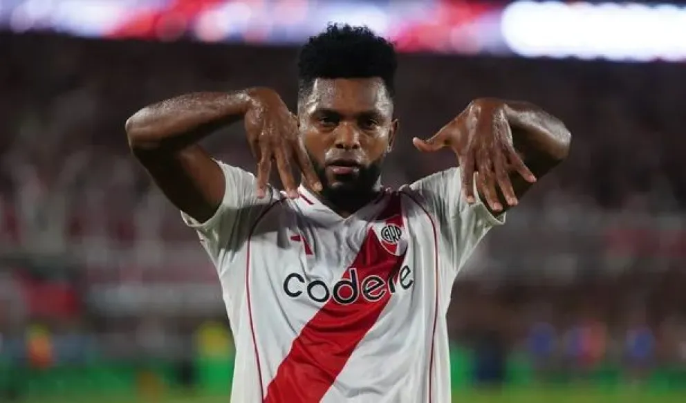 River venció 1-0 a Lanús con un gol de Borja y sigue en la pelea por la Zona B