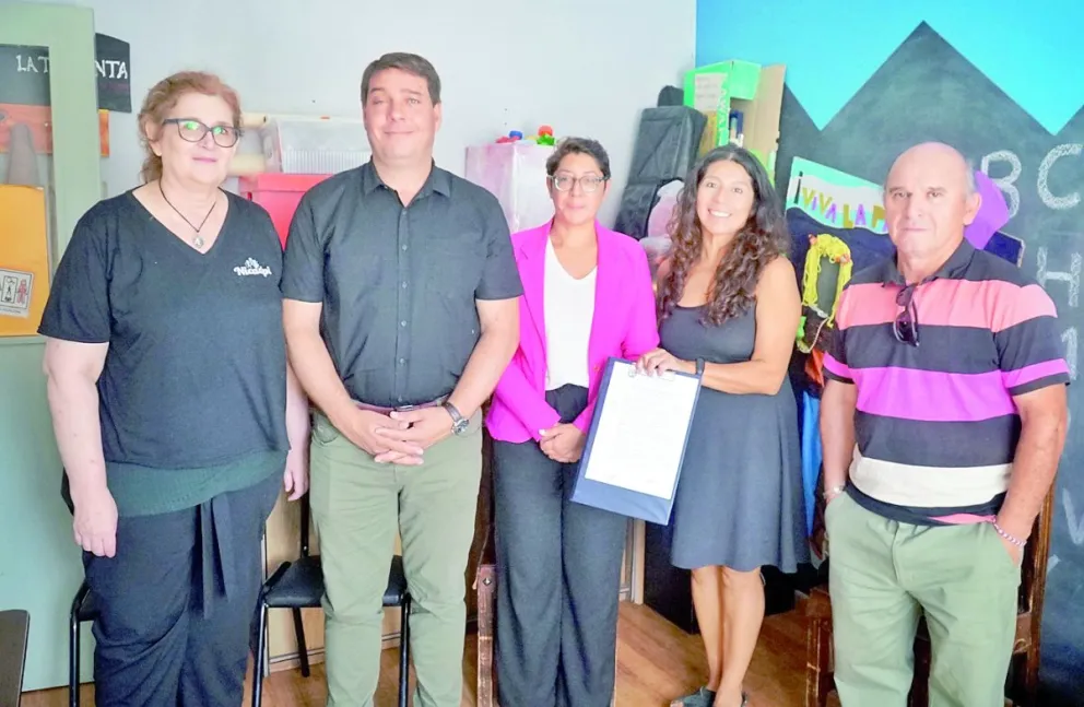 Biss y NICADPI firmaron convenio para facilitar el acceso de usuarios de Rawson a la institución