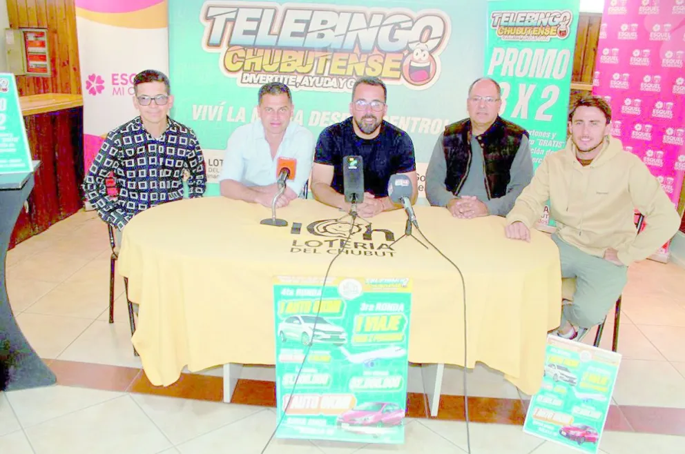 Esquel, en su 119° aniversario, recibe el Telebingo Chubutense