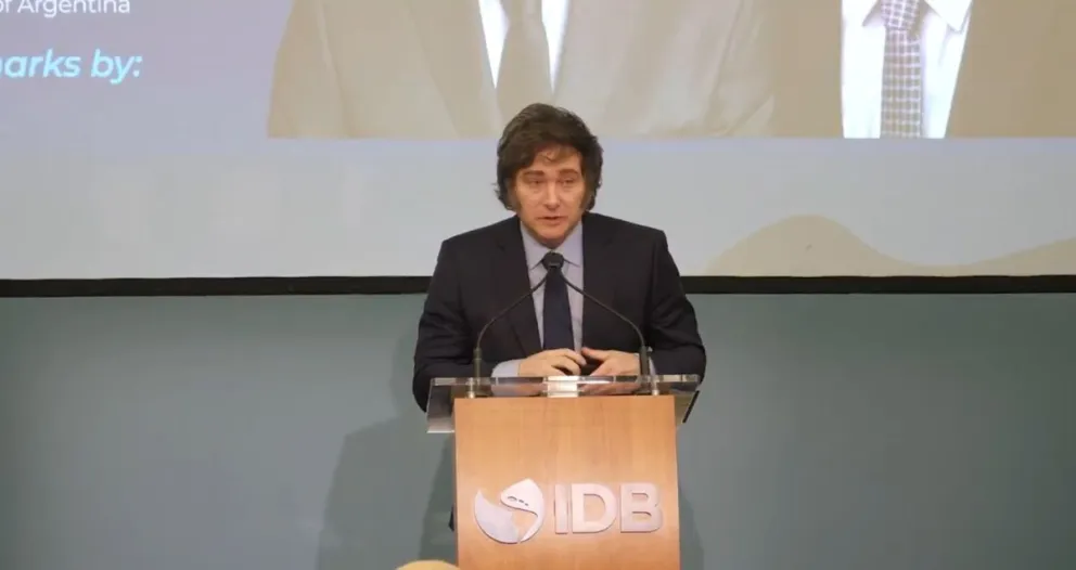 Encendido discurso de Milei en medio del criptogate