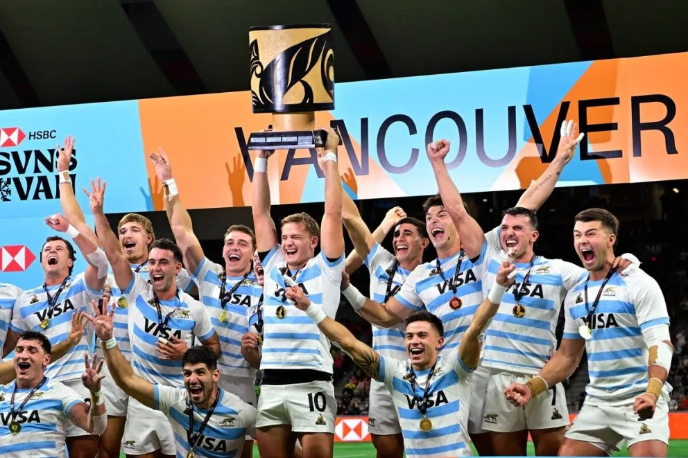 Los Pumas le ganaron a Sudáfrica y obtuvieron un nuevo título del Seven de Vancouver 