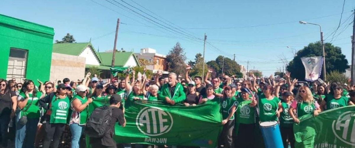 ATE extiende el paro en Chubut mientras Quiroga enfrenta una investigación