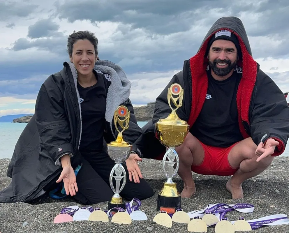 Tomás Barrios Díaz y Laura Guerreiro ratificaron su experiencia en El Calafate