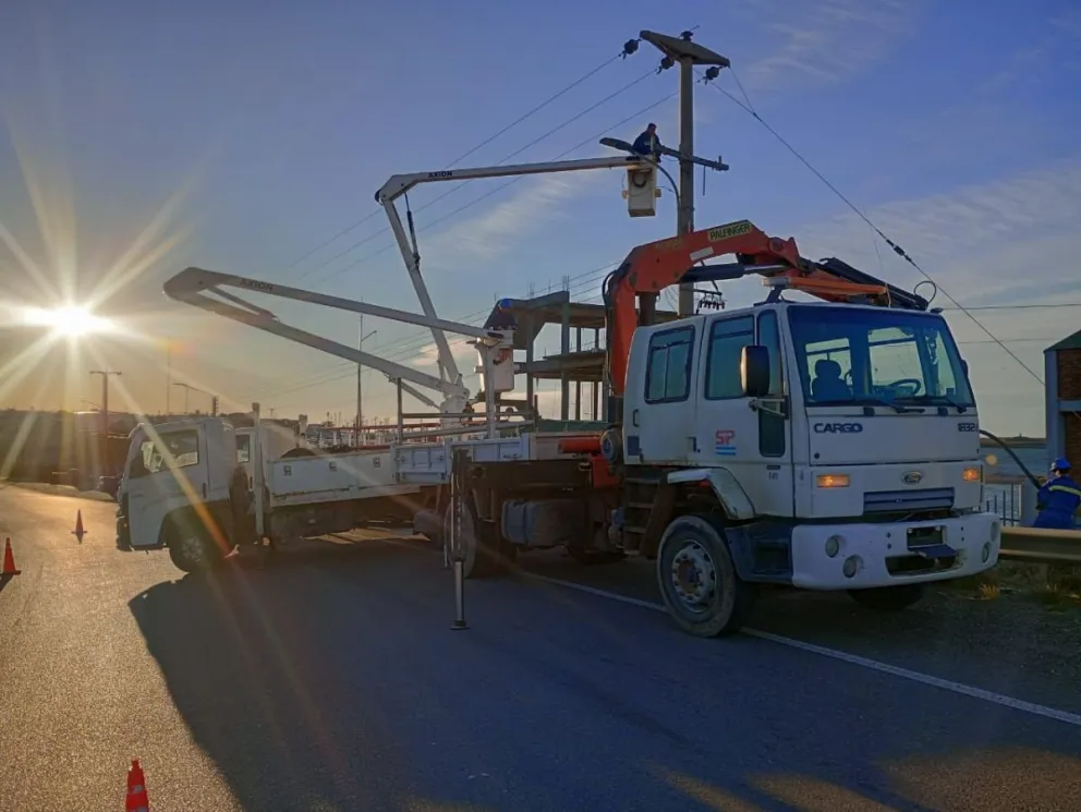 Personal operativo de SPSE realizó maniobras en Puerto Deseado