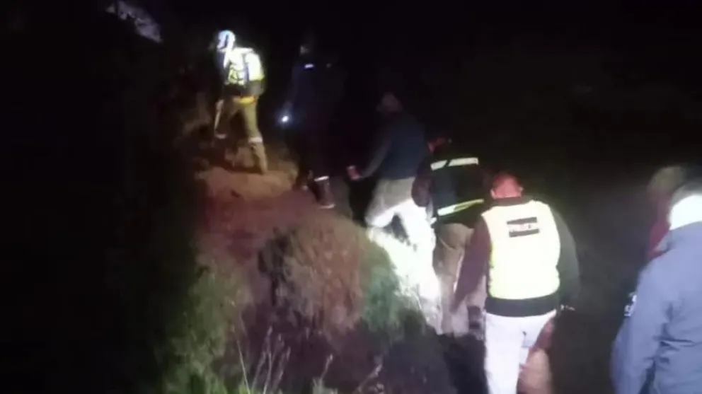 Rescataron a un brigadista que se había perdido en medio del incendio en el Parque Lanín