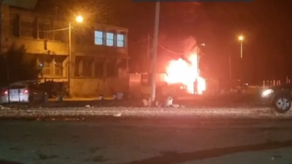 Trelew: incendiaron el predio de la feria del barrio San Martín
