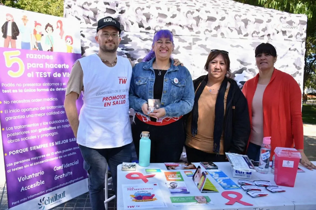 Campa&ntilde;a de testeos de VIH Trelew