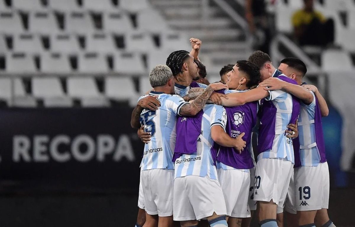 Racing es el nuevo campeón de la Recopa Sudamericana