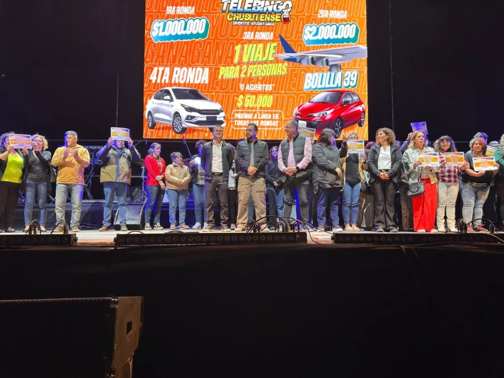 Exitoso sorteo del Telebingo Chubutense en Esquel