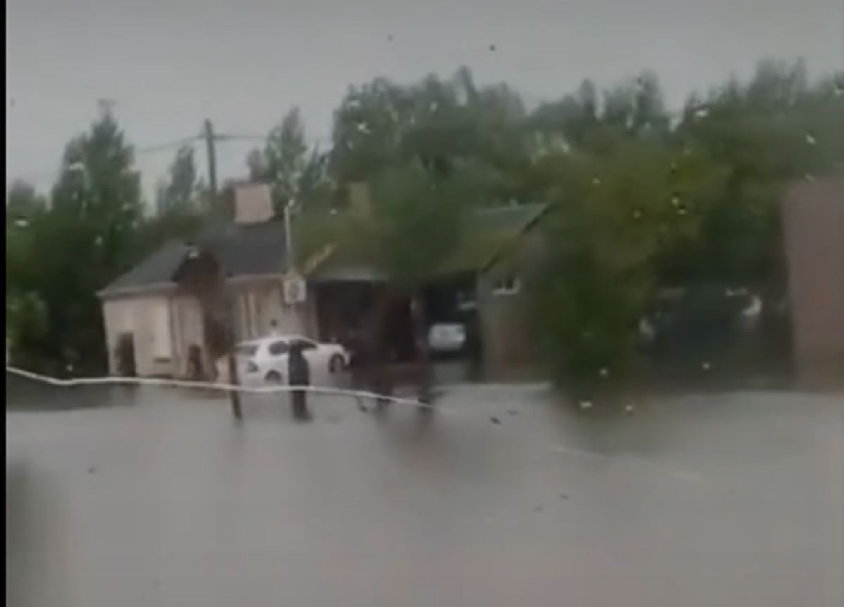 Entre Ríos: violento temporal en Villa Elisa y Villaguay