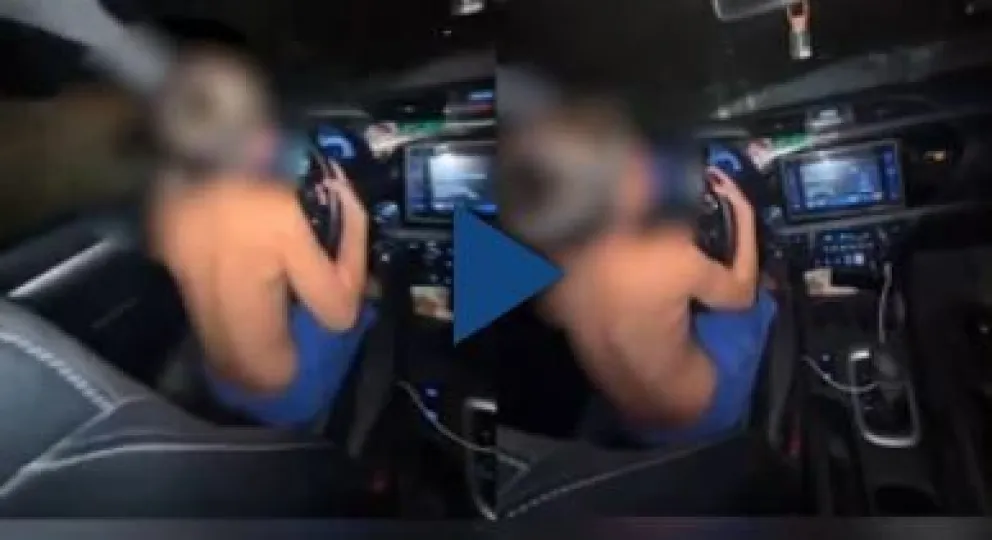 La ANSV le sacó el registro y denunció al hombre que dejó manejar a su hijo de 4 años en José C. Paz y filmó