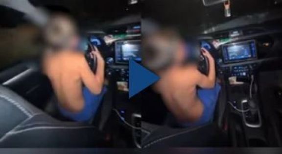 La ANSV le sacó el registro y denunció al hombre que dejó manejar a su hijo de 4 años en José C. Paz y filmó