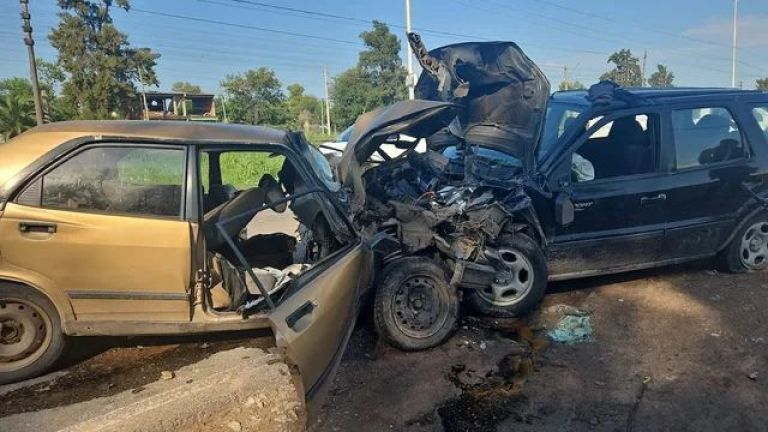 Fatal choque en Ruta 7: un menor de 15 años manejaba, impactó de frente y murió un hombre