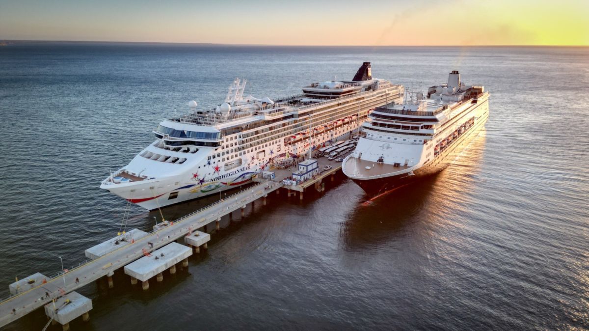 Cruceros en Chubut: nueva jornada de doble arribo en Puerto Madryn