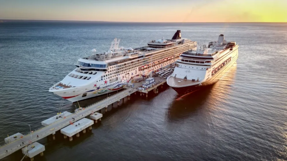 Cruceros en Chubut: nueva jornada de doble arribo en Puerto Madryn