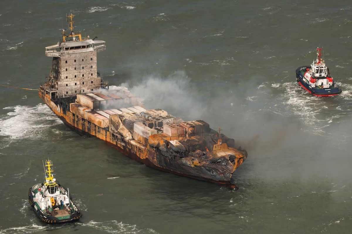 Colisión en el Mar del Norte: detuvieron al capitán del carguero tras el choque con el petrolero estadounidense