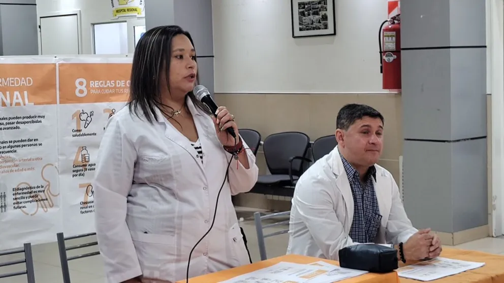 Se realizó una Jornada sobre el cuidado de los riñones en el Hospital Regional