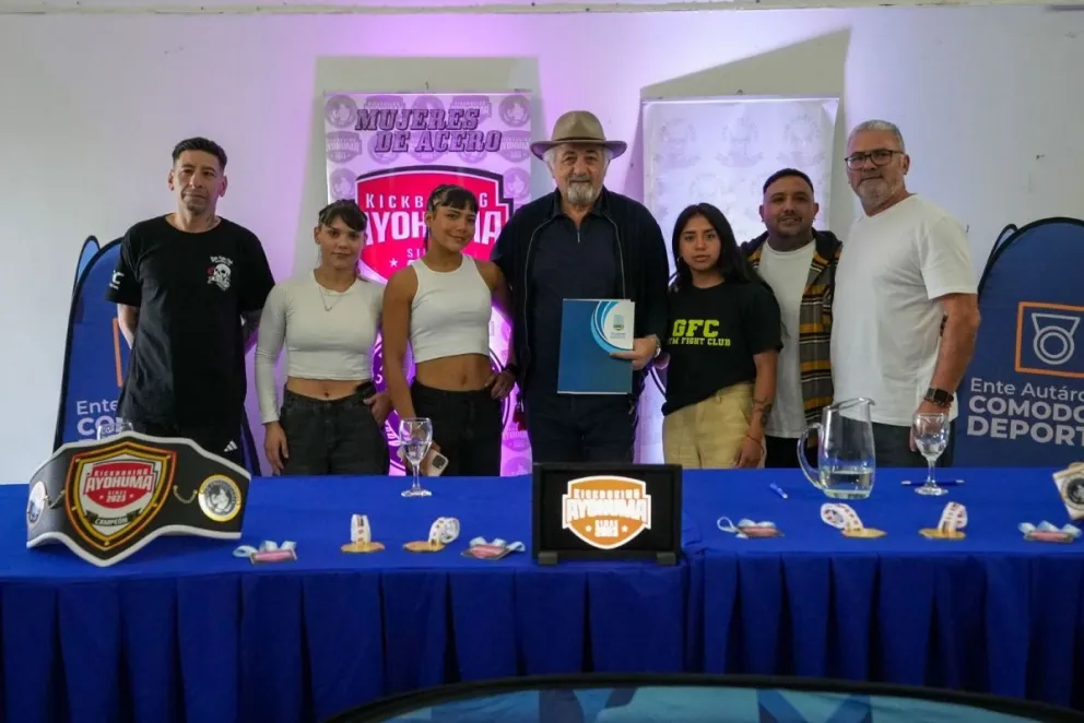 Se presentó la tercera edición del Festival de Kickboxing “Ayohuma, Mujeres de Acero”
