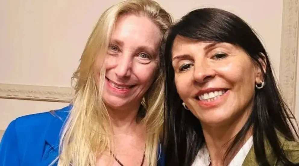 Karina Milei y Lorena Villaverde