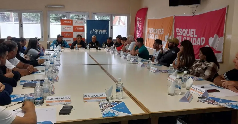 Chubut Deportes reunió a todos los secretarios deportivos de la zona noroeste