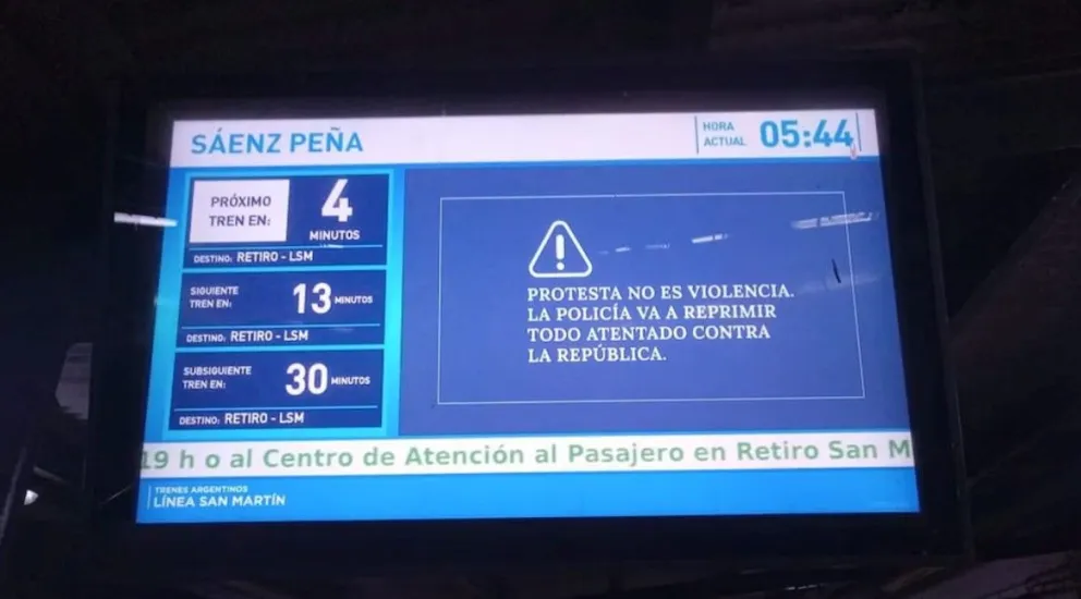 Jubilados vuelven a marchar hoy y el gobierno realizó una durísima advertencia: "la policía va a reprimir"