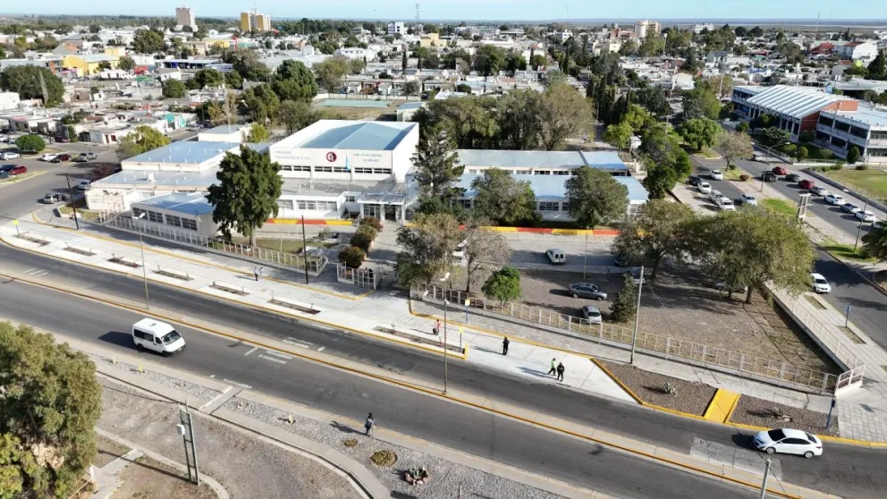 La Escuela Politécnica de Rawson inauguró un nuevo acceso diseñado por los propios estudiantes