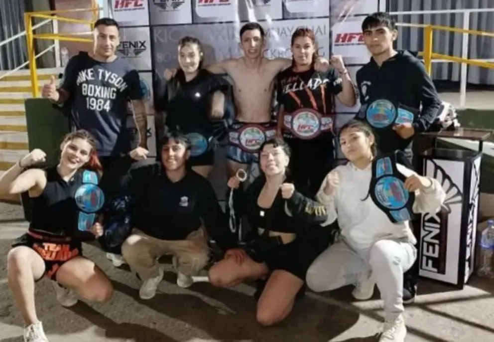 El Team Mellado logró seis títulos en el Nacional de La Falda