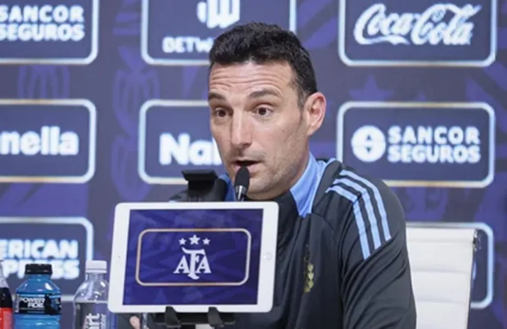 Scaloni dijo que tenía el 90 por ciento el equipo definido para enfrentar a Uruguay