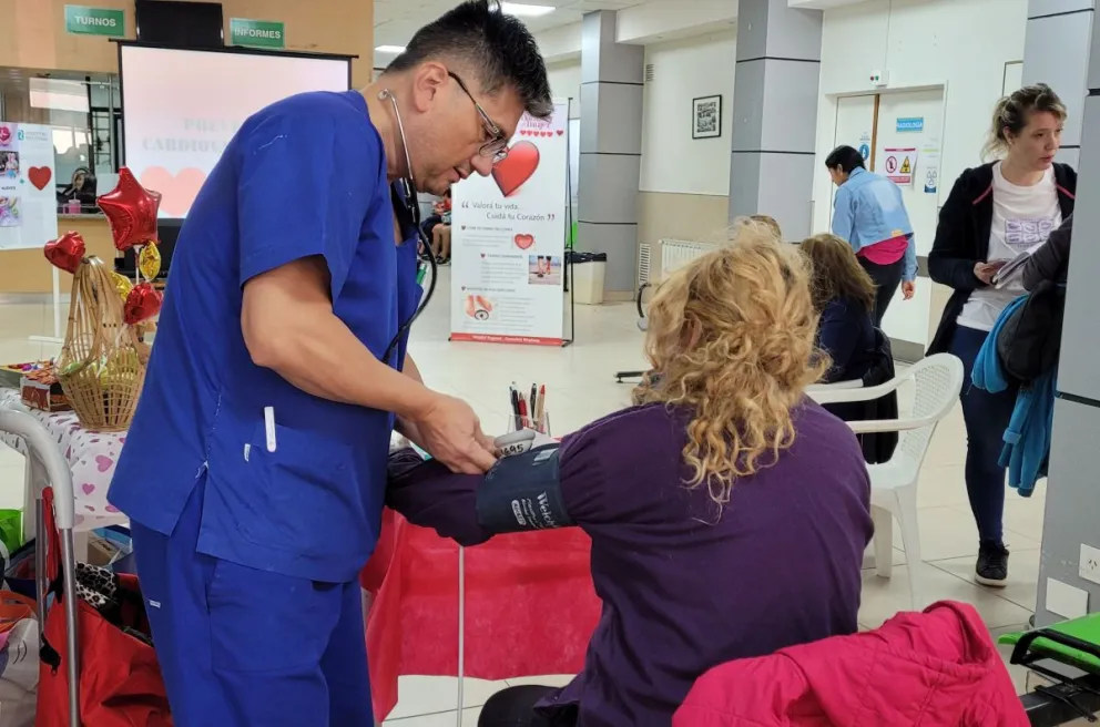 Realizaron una jornada de prevención cardiovascular en el Hospital Regional