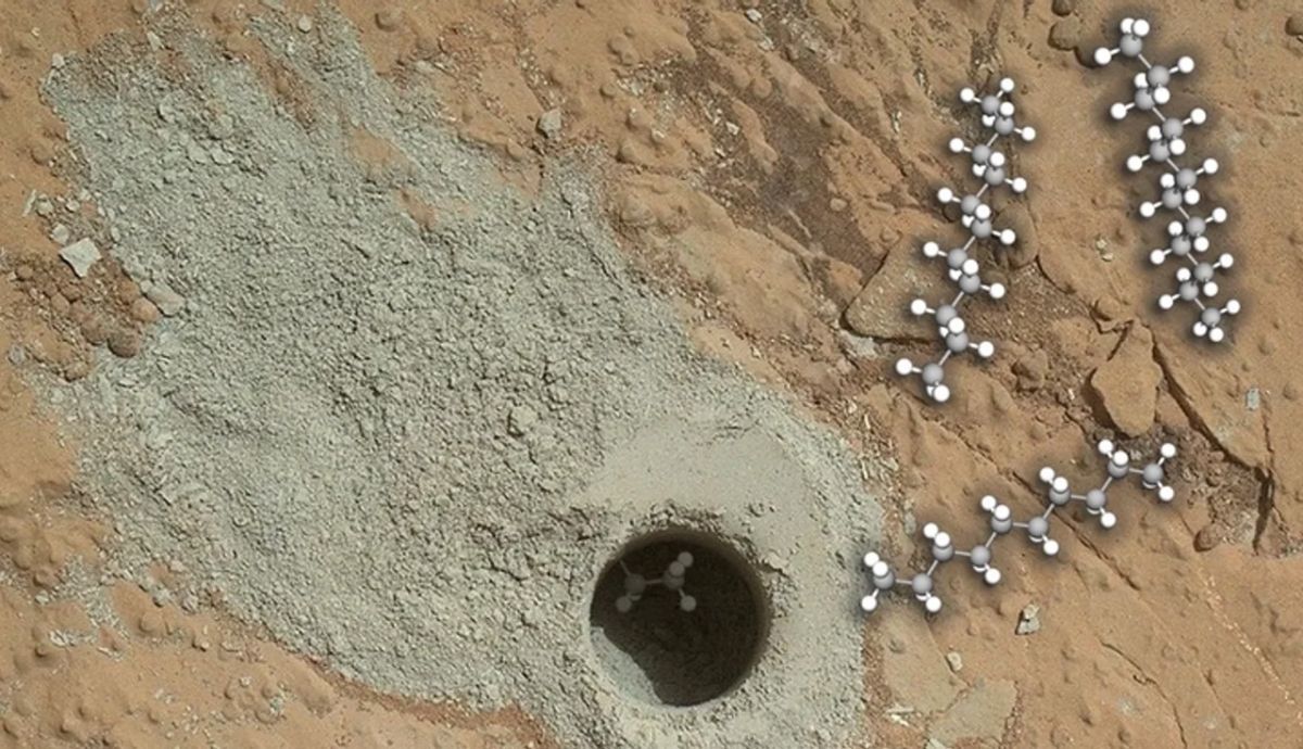 Descubren en Marte las moléculas orgánicas más grandes halladas hasta ahora