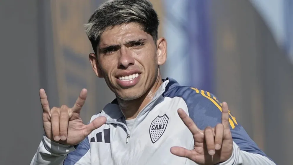 Boca: Palacios se ausentó de la práctica del lunes