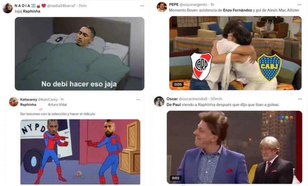 Los memes de la goleada ante Brasil