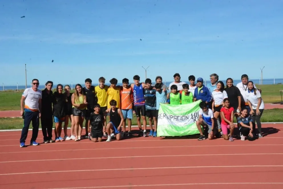 La pista de Km. 4 fue sede del evaluativo zona Sur de atletismo