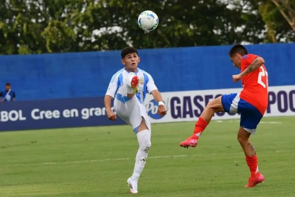 Debut amargo: Argentina perdió 3-2 ante Chile en el Sudamericano Sub-17