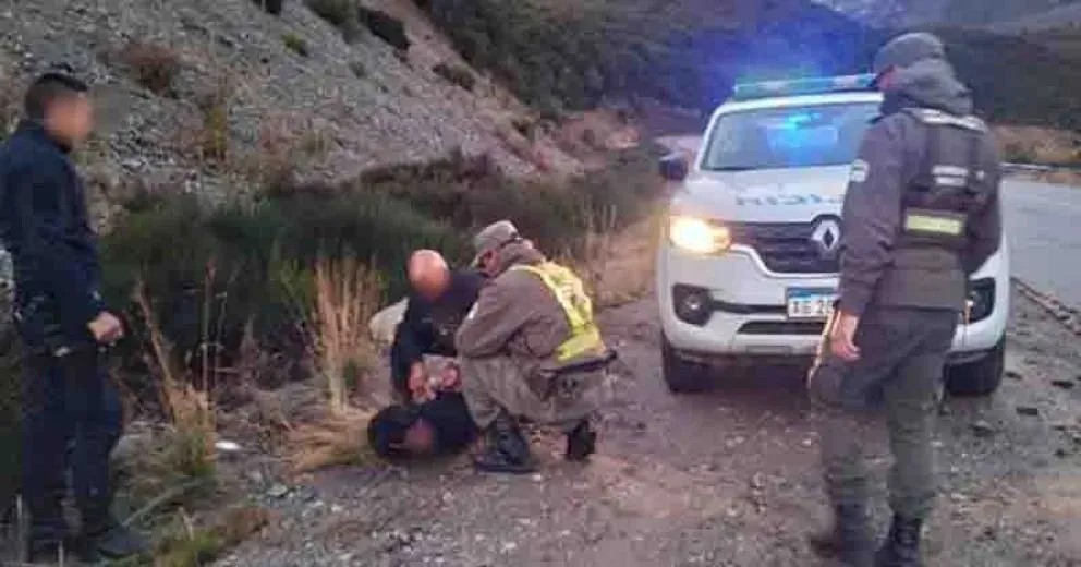 Robo de camioneta terminó con una persecución por la Ruta 40