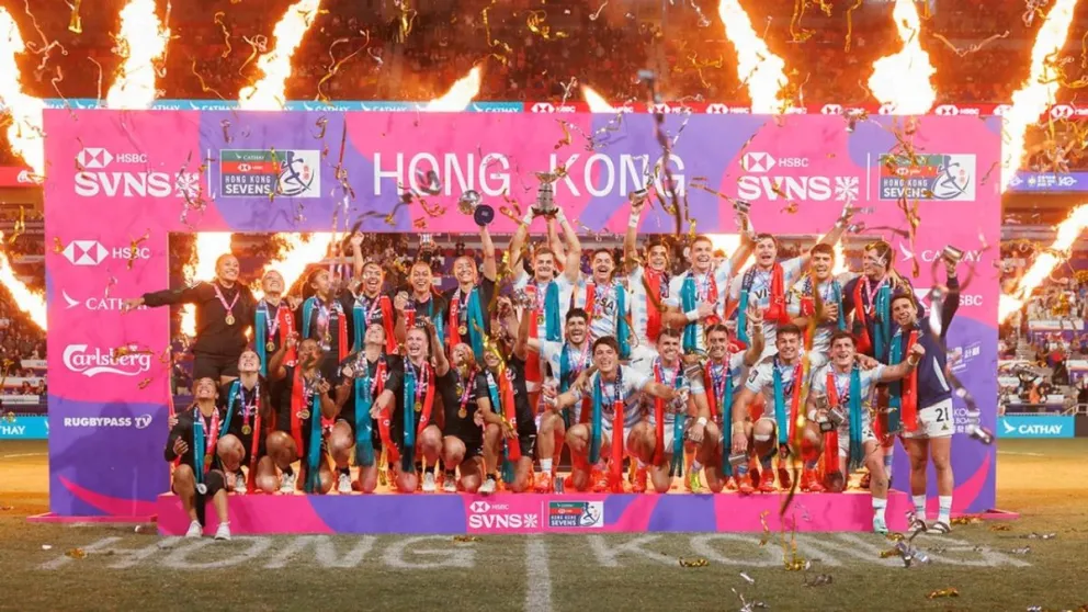Los Pumas 7's se consagraron por primera vez campeones en Hong Kong