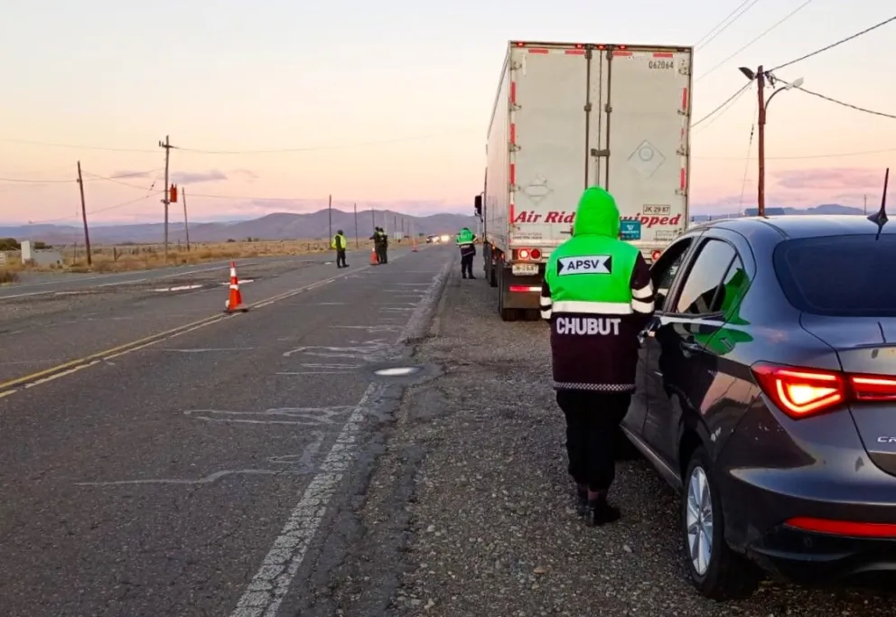 El Gobierno del Chubut controló más de 9.500 vehículos y retiró de circulación a 48 conductores alcoholizados durante el fin de semana