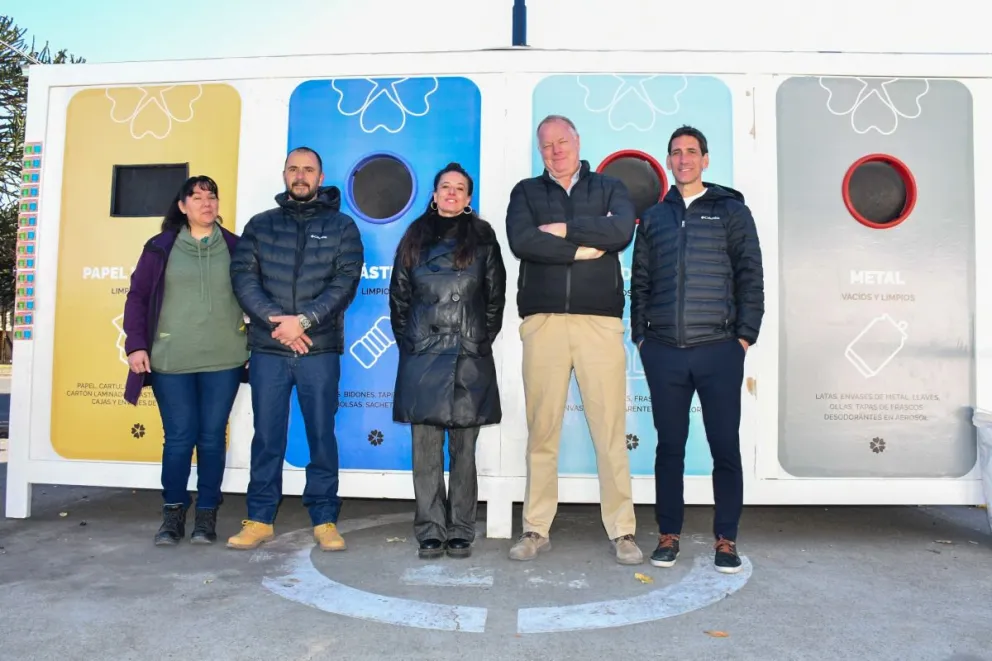 Esquel más limpio y sostenible: el municipio inaugura nuevas estaciones de reciclado