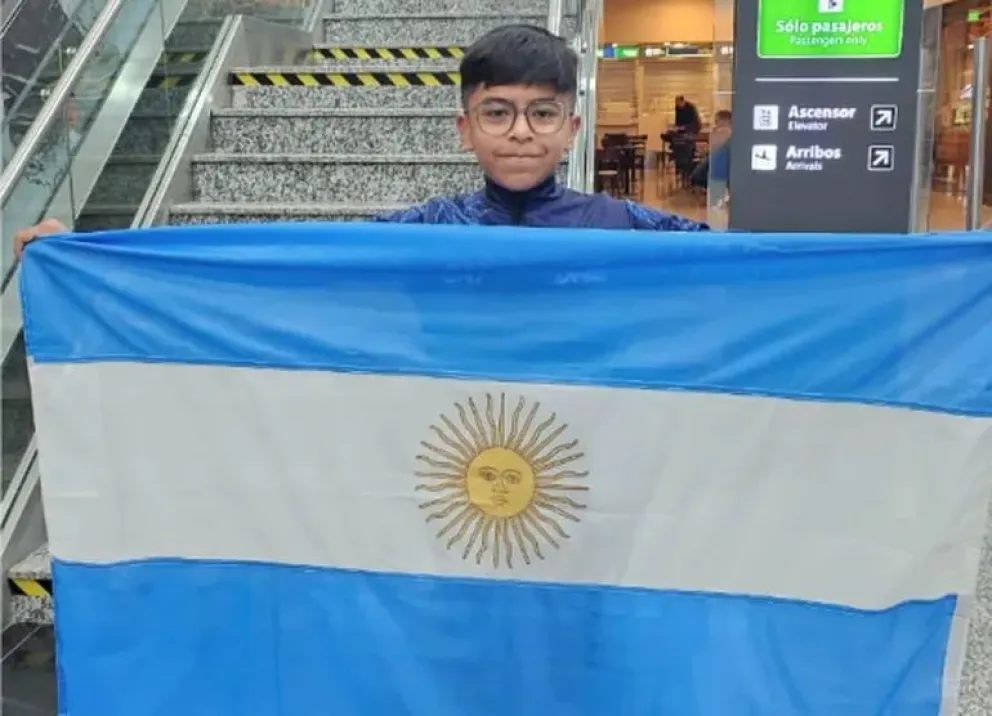 El patinador Santiago Rearte compite en Buenos Aires
