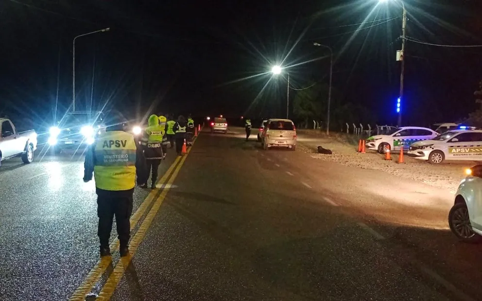 El Gobierno del Chubut controló más de 9.300 vehículos y retiró de circulación a 81 conductores alcoholizados durante el fin de semana