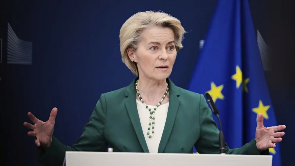 Ursula Von der Leyen, presidenta de la Comisión Europea.