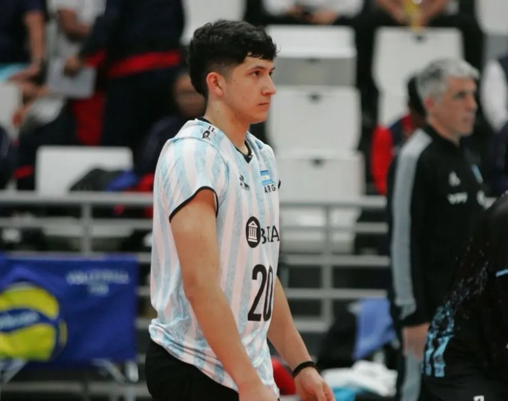 Braulio Mendoza concentra con la Selección argentina Sub-21 de vóleibol