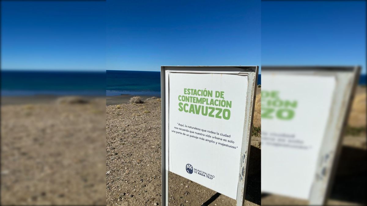 Rada Tilly: Cerraron el mirador "Estación de Contemplación Scavuzzo" por derrumbe 