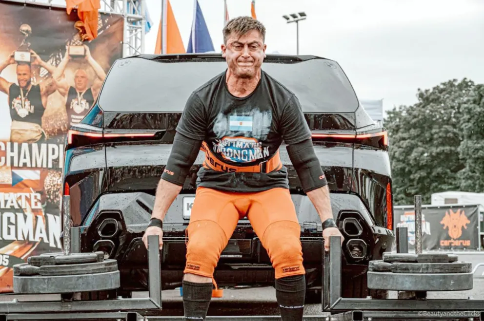 El strongman José Poblete estará en el Mundial de Alemania