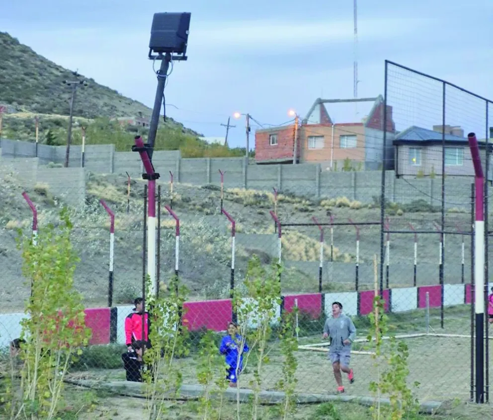 Robo de cables en la cancha de Ameghino